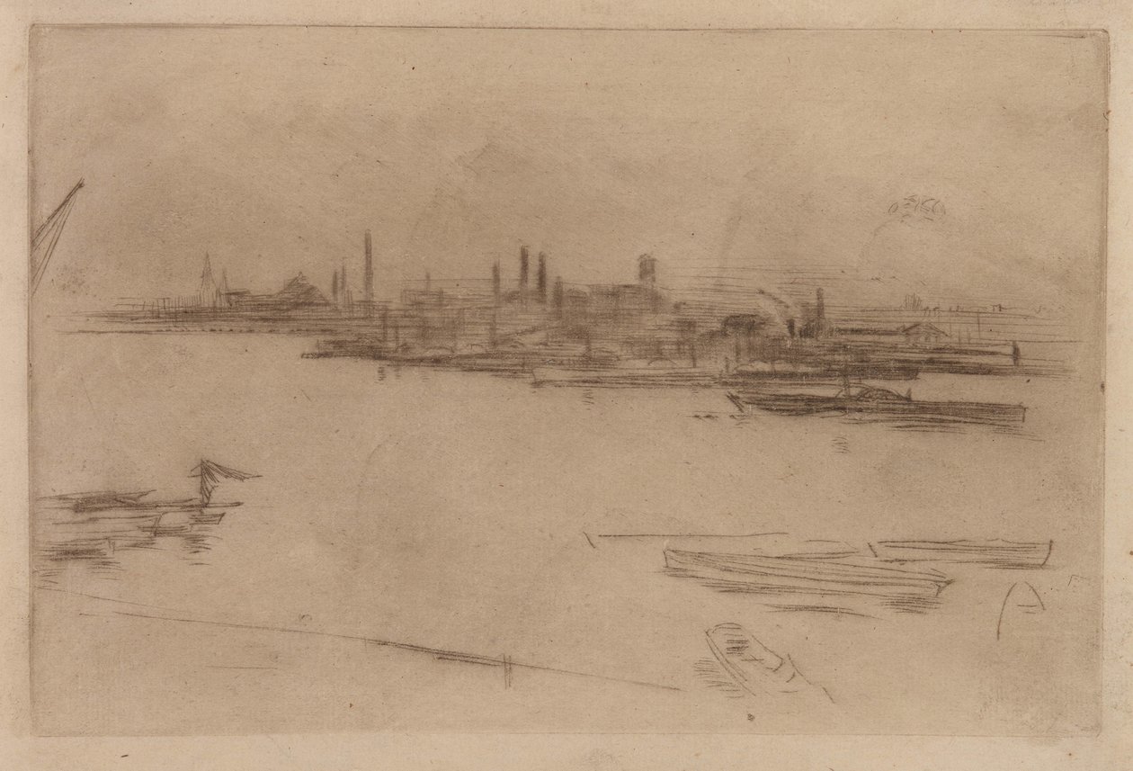 Battersea Morn av James Abbott McNeill Whistler