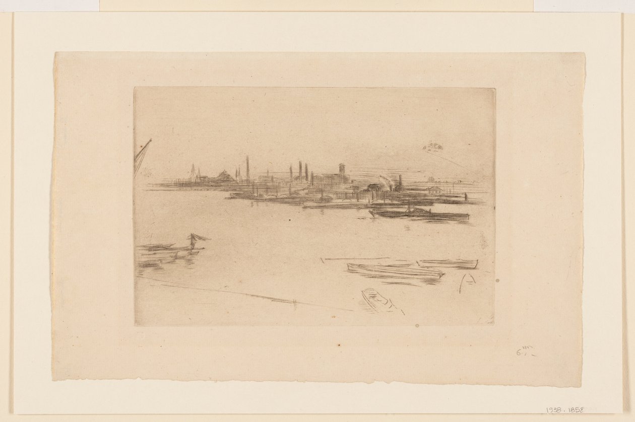 Battersea Morn av James Abbott McNeill Whistler