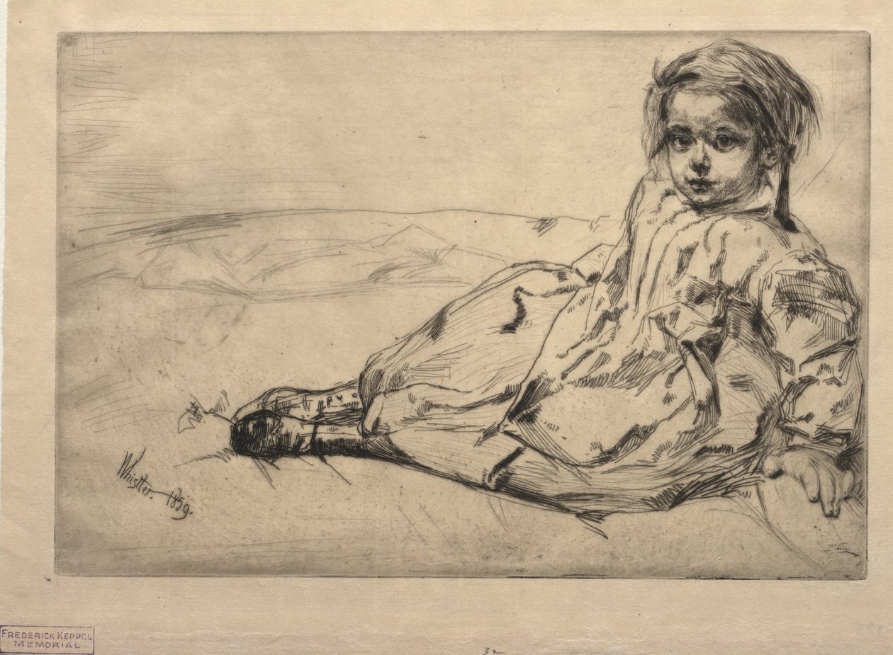 Bibi Valentin av James Abbott McNeill Whistler