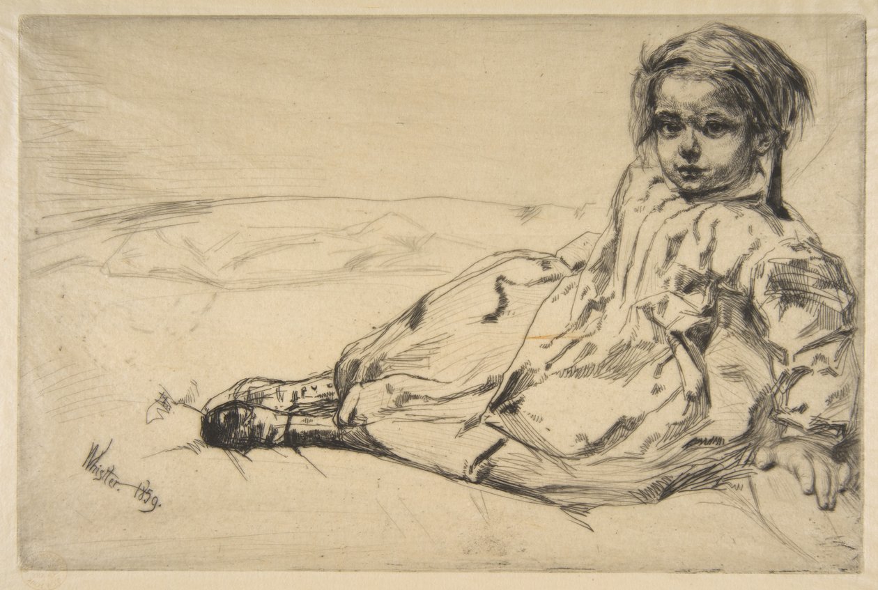 Bibi Valentin av James McNeill Whistler