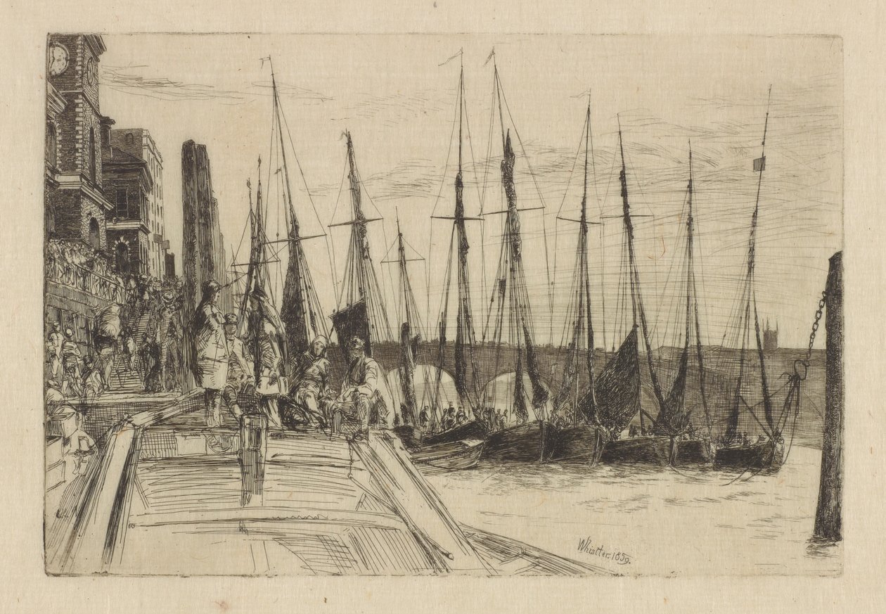Billingsgate av James Abbott McNeill Whistler