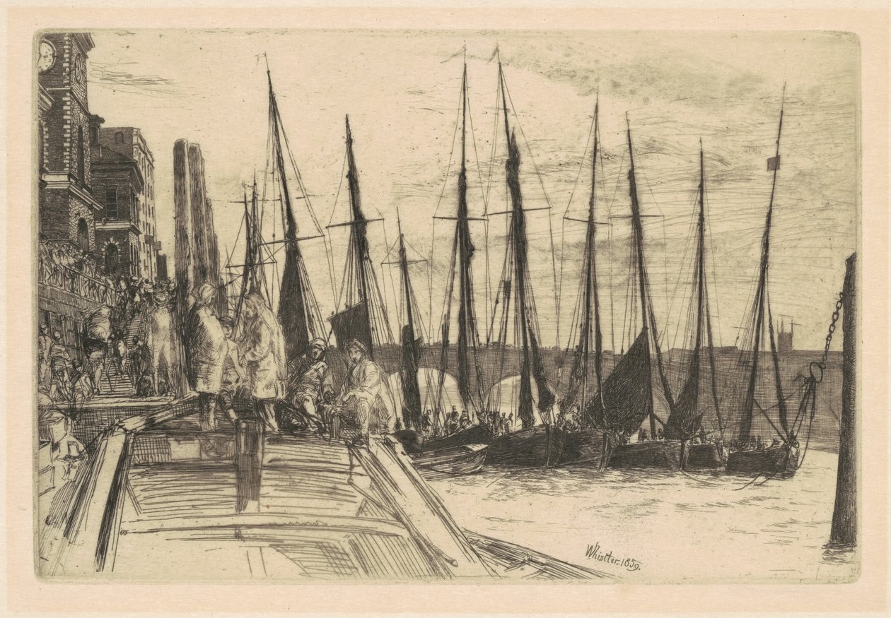 Billingsgate av James Abbott McNeill Whistler
