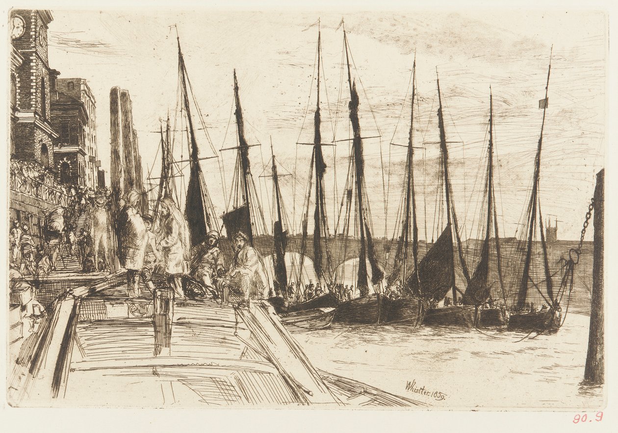 Billingsgate av James Abbott McNeill Whistler