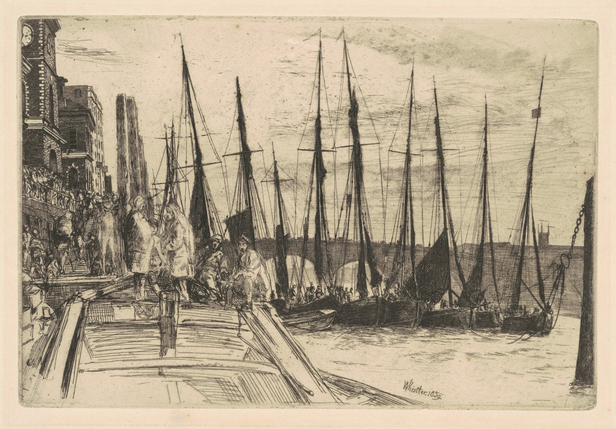 Billingsgate av James Abbott McNeill Whistler