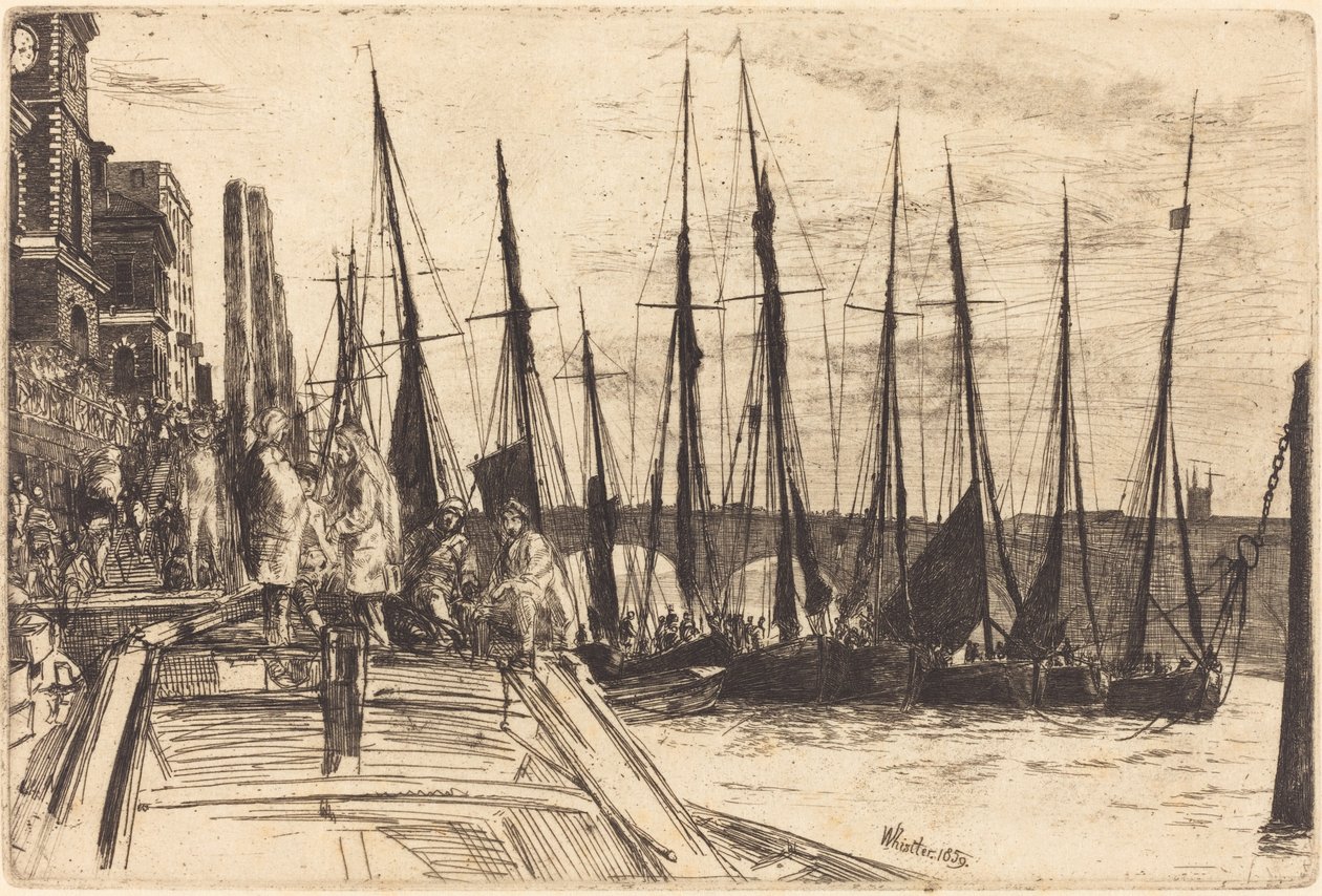 Billingsgate av James Abbott McNeill Whistler