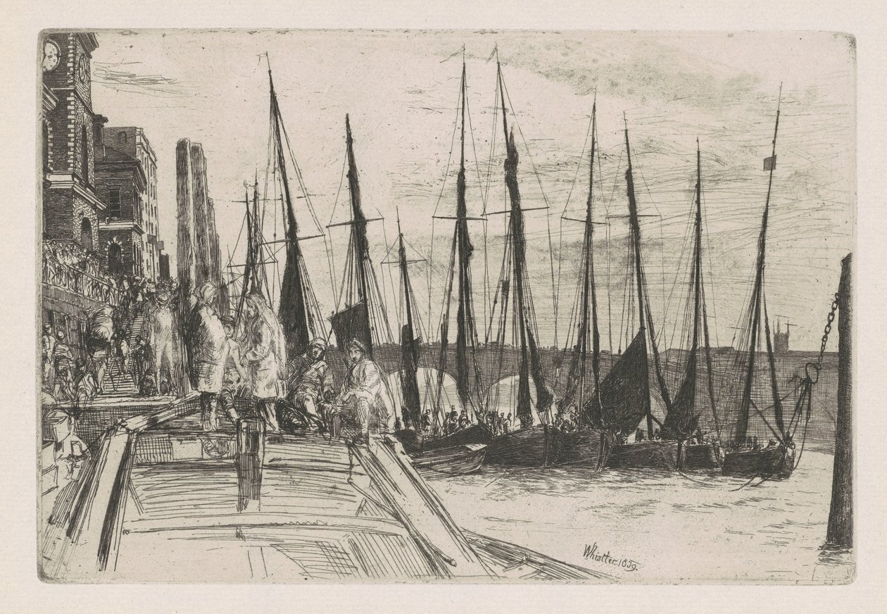 Billingsgate av James Abbott McNeill Whistler