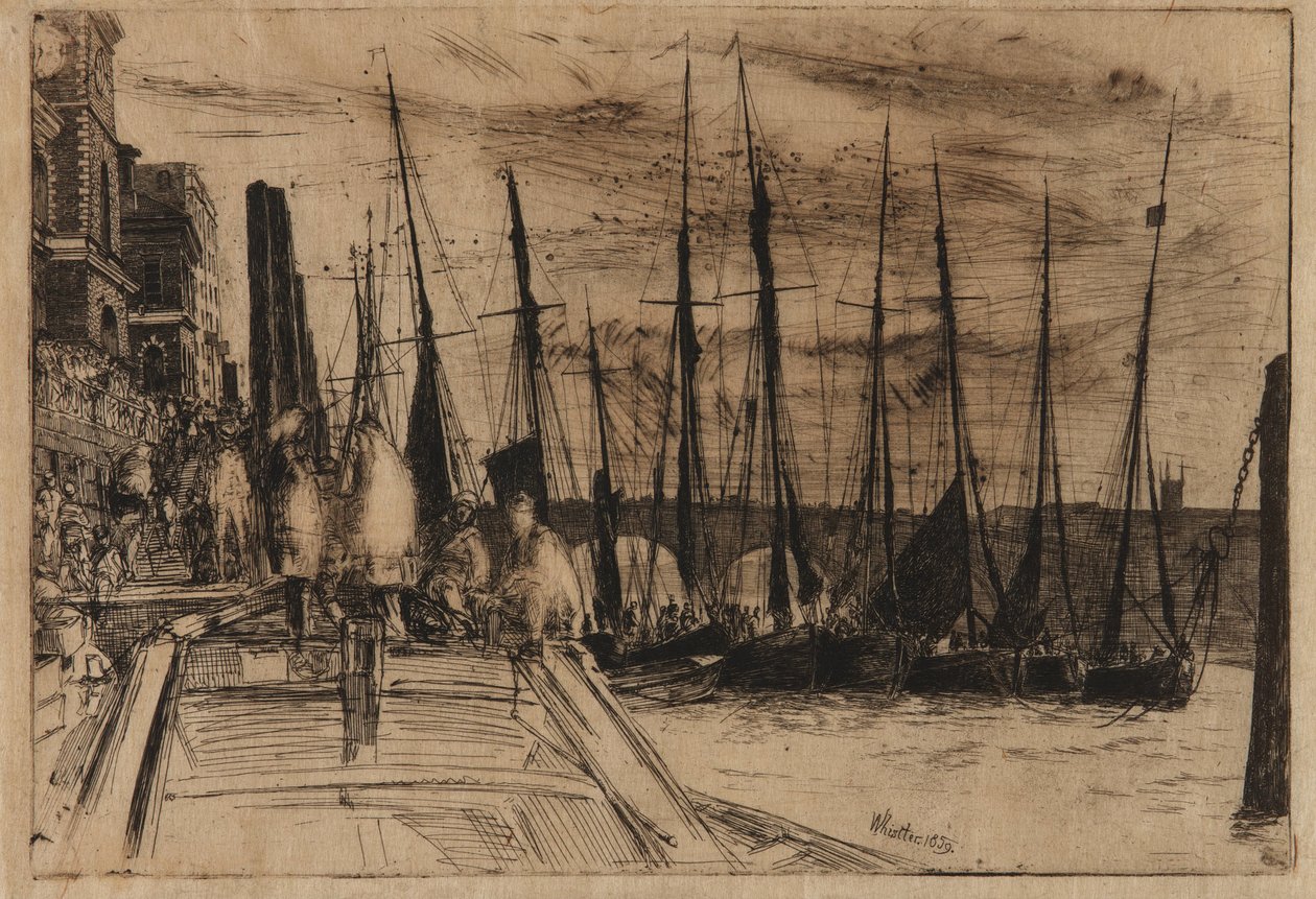 Billingsgate av James Abbott McNeill Whistler