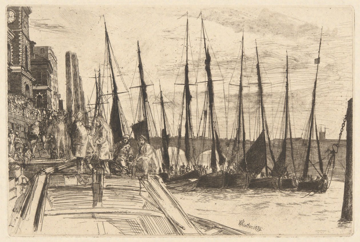 Billingsgate av James Abbott McNeill Whistler