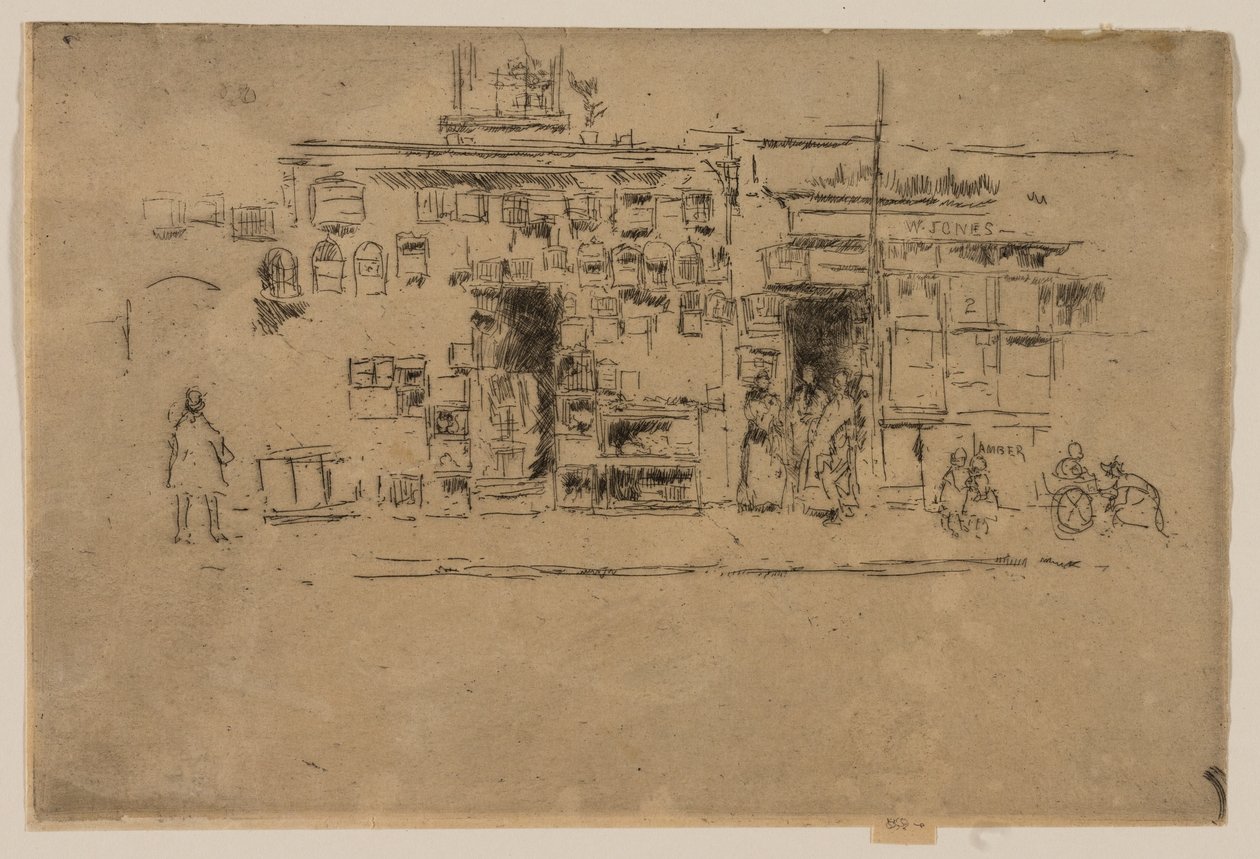 Bird-Cages, Chelsea av James Abbott McNeill Whistler