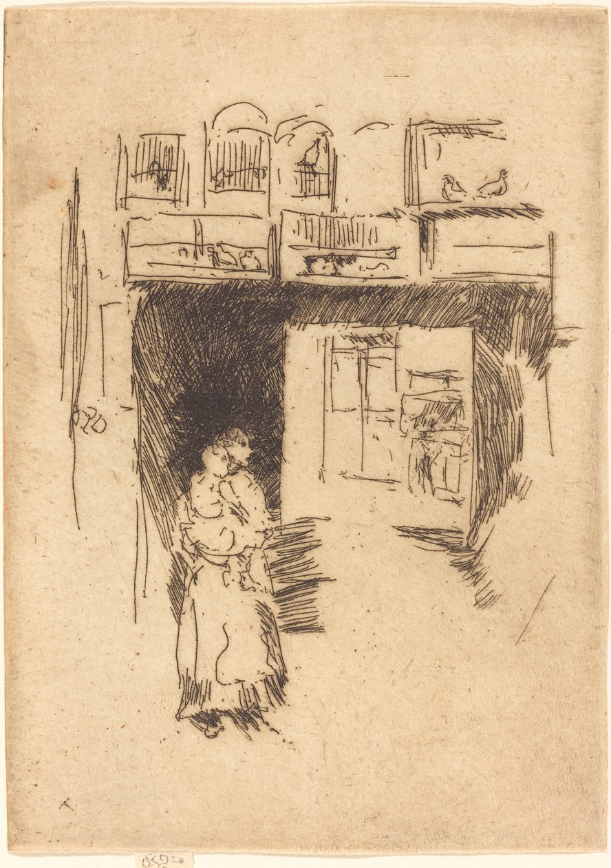 Fuglebur, Drury Lane av James Abbott McNeill Whistler
