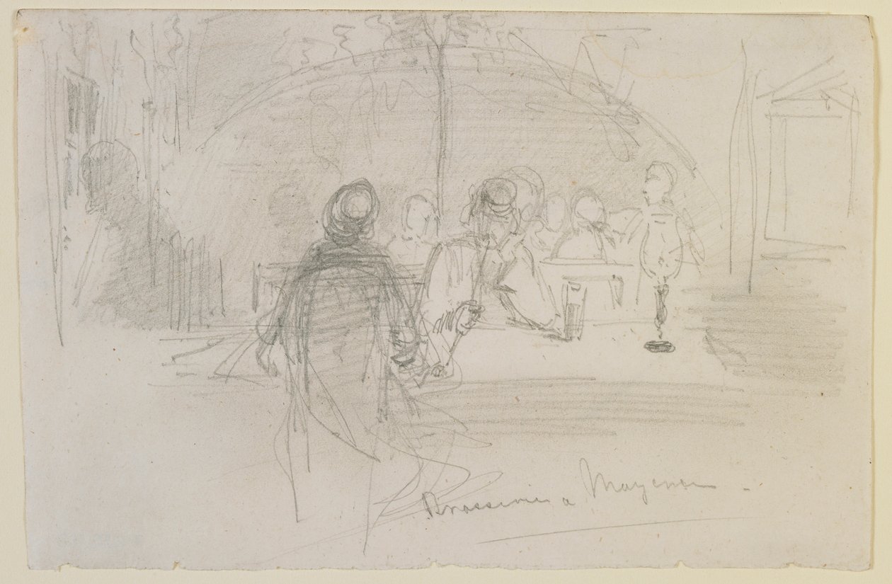 Bryggeri i Mainz av James Abbott McNeill Whistler