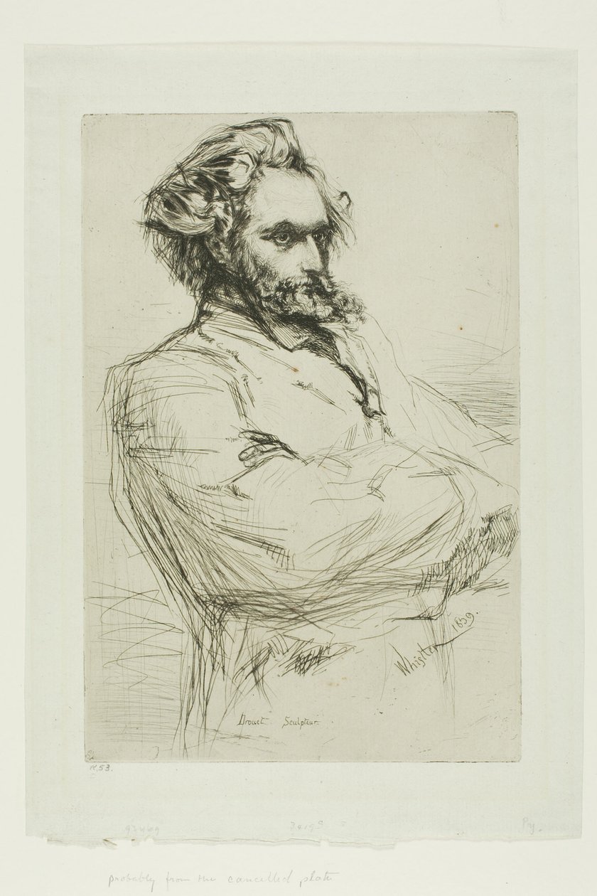 C.L. Drouet, billedhugger av James Abbott McNeill Whistler
