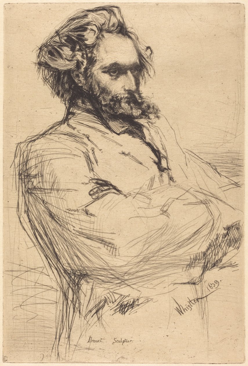 C. L. Drouet, billedhugger av James McNeill Whistler