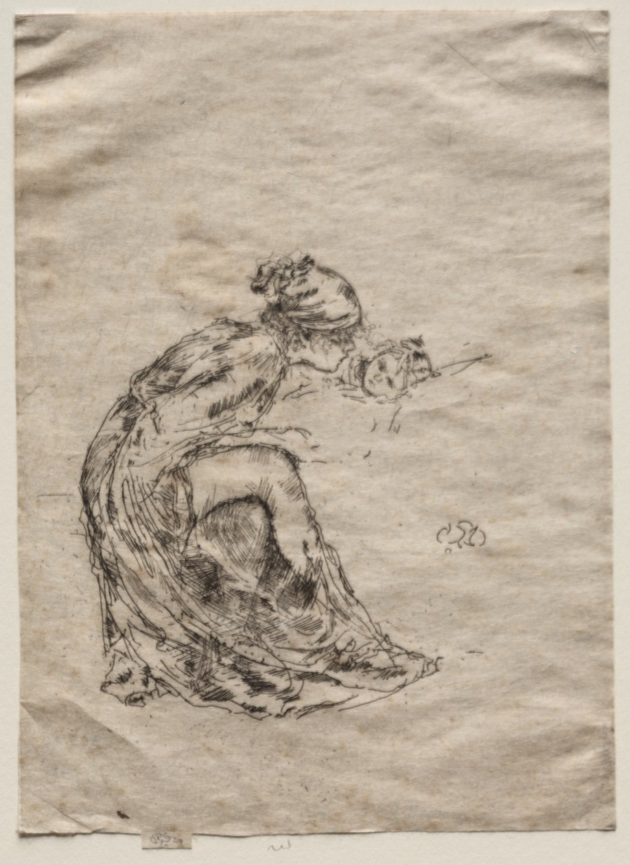 Cameo, nr. 1 (Mor og barn) av James McNeill Whistler