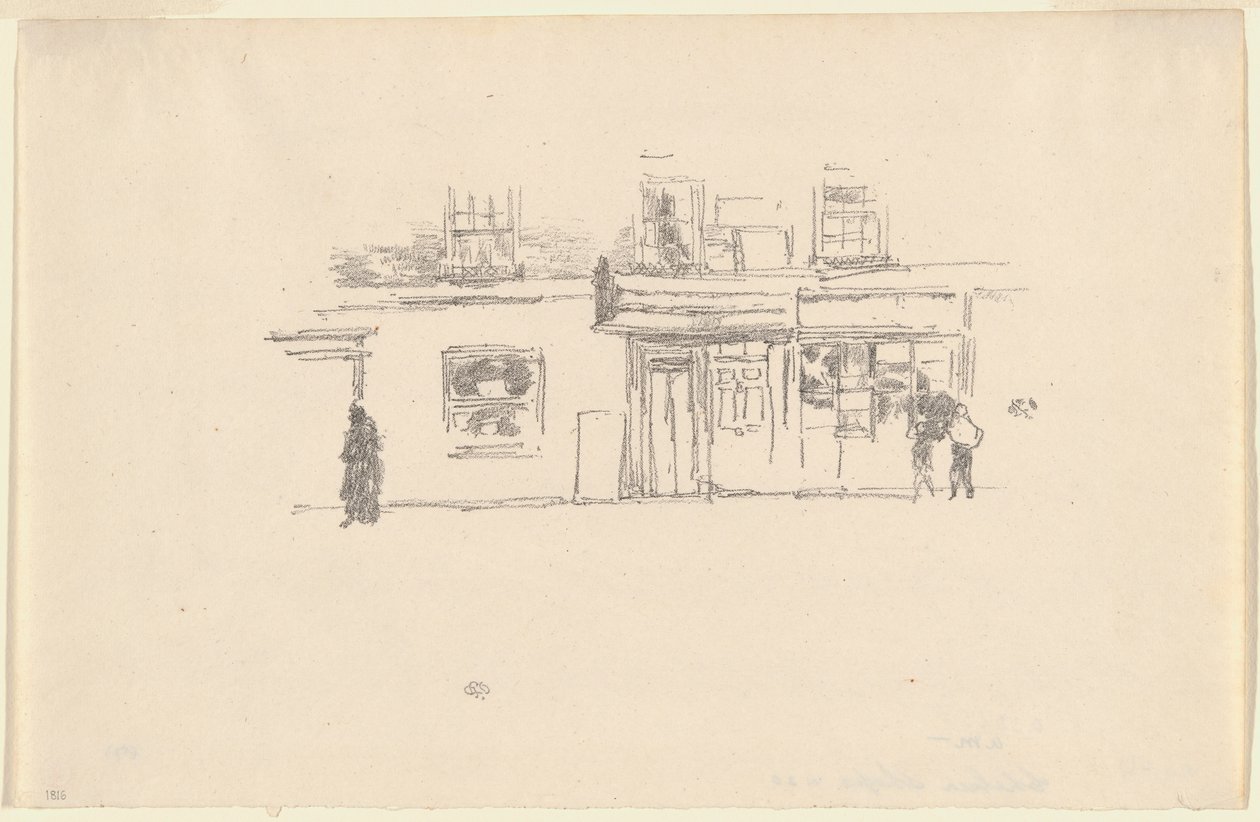 Chelsea butikker av James Abbott McNeill Whistler