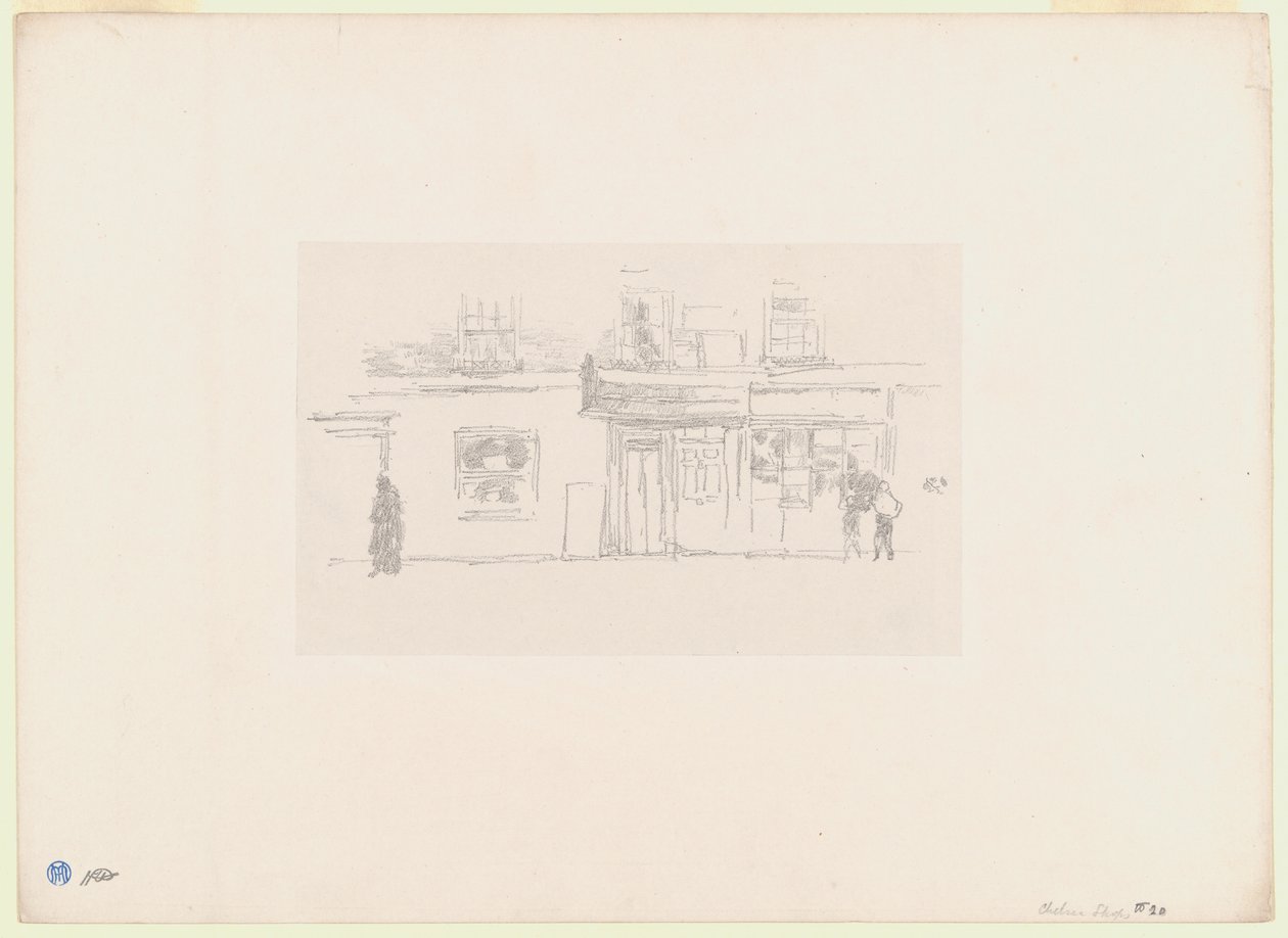 Chelsea butikker av James Abbott McNeill Whistler