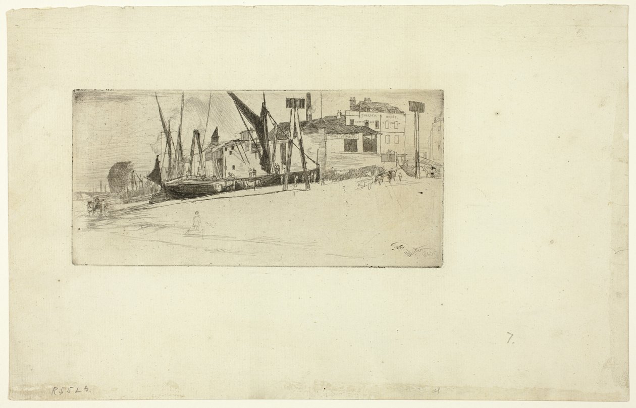 Chelsea Wharf av James Abbott McNeill Whistler