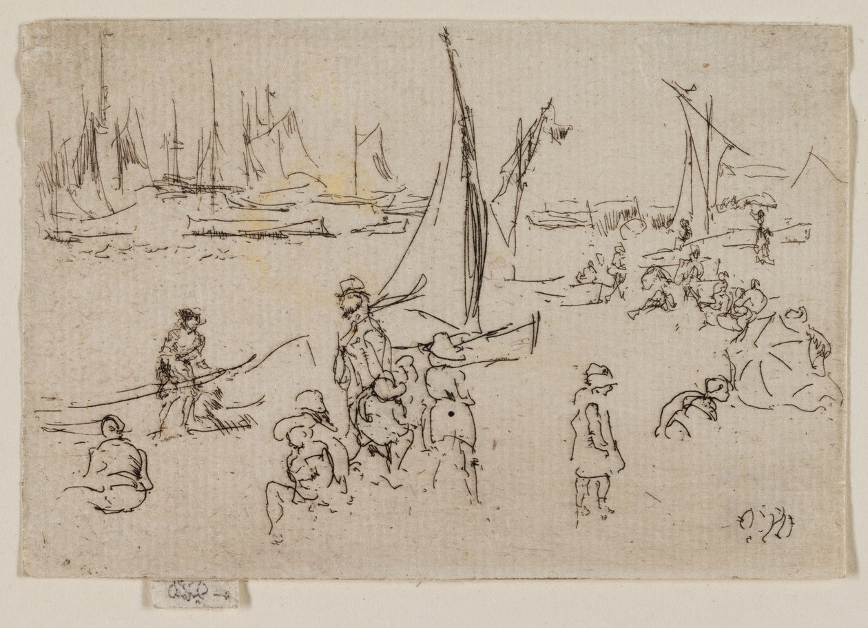 Barn, Portsmouth av James Abbott McNeill Whistler