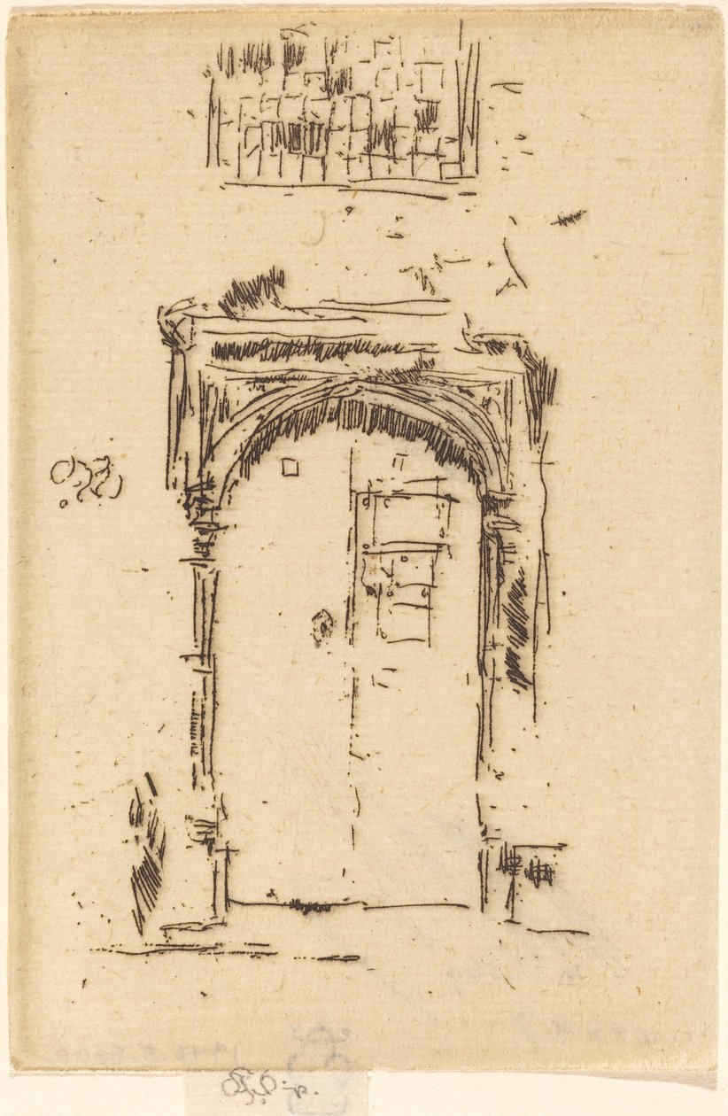 Kirkedøråpning, Edgemere av James Abbott McNeill Whistler