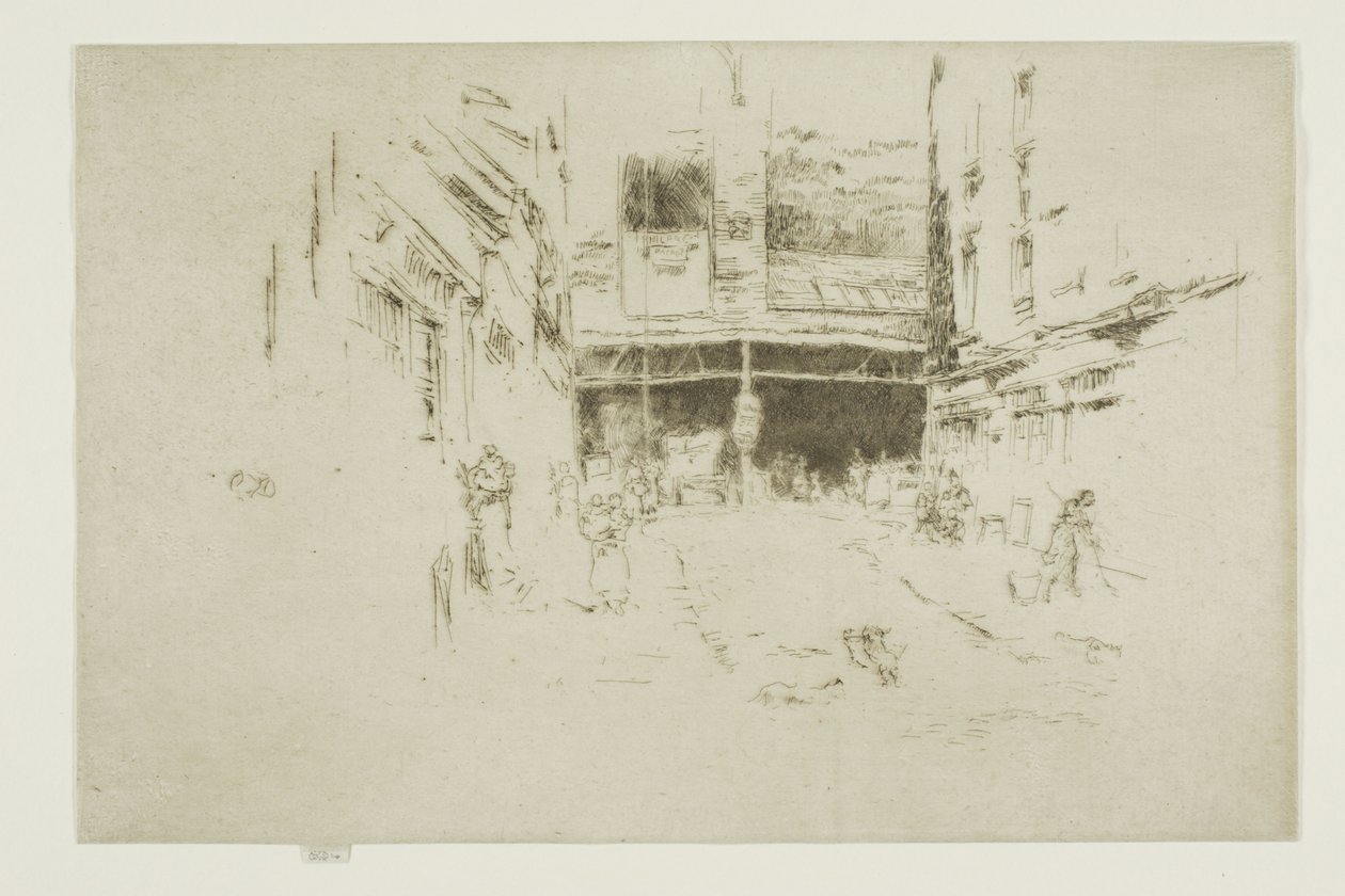 Klær-utveksling, Houndsditch, nr. 1 av James Abbott McNeill Whistler