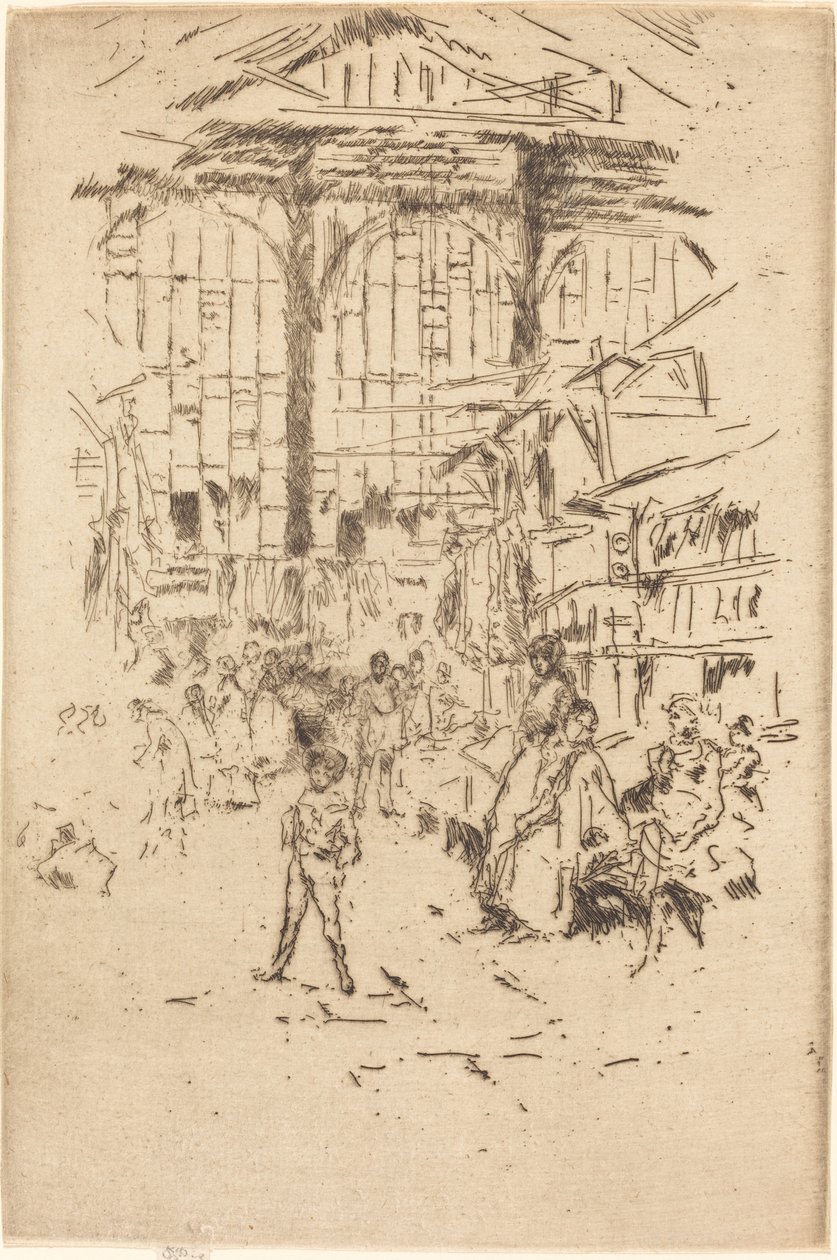 Klesbørs, nr.II av James Abbott McNeill Whistler
