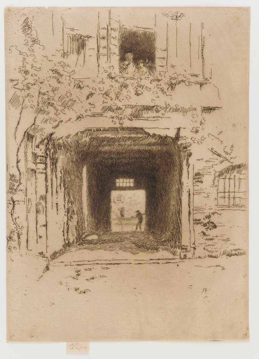 Døråpning og Vine av James Abbott McNeill Whistler