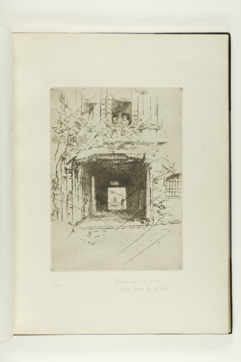 Døråpning og vinstokk av James McNeill Whistler