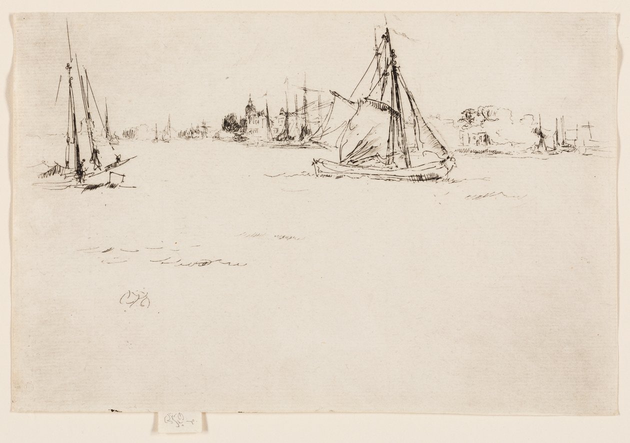 Dordrecht av James Abbott McNeill Whistler