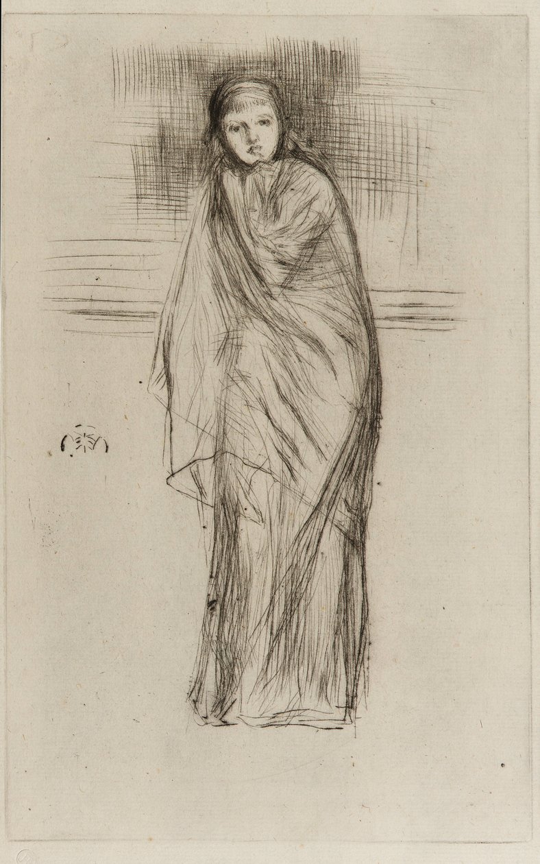 Drapert modell av James Abbott McNeill Whistler