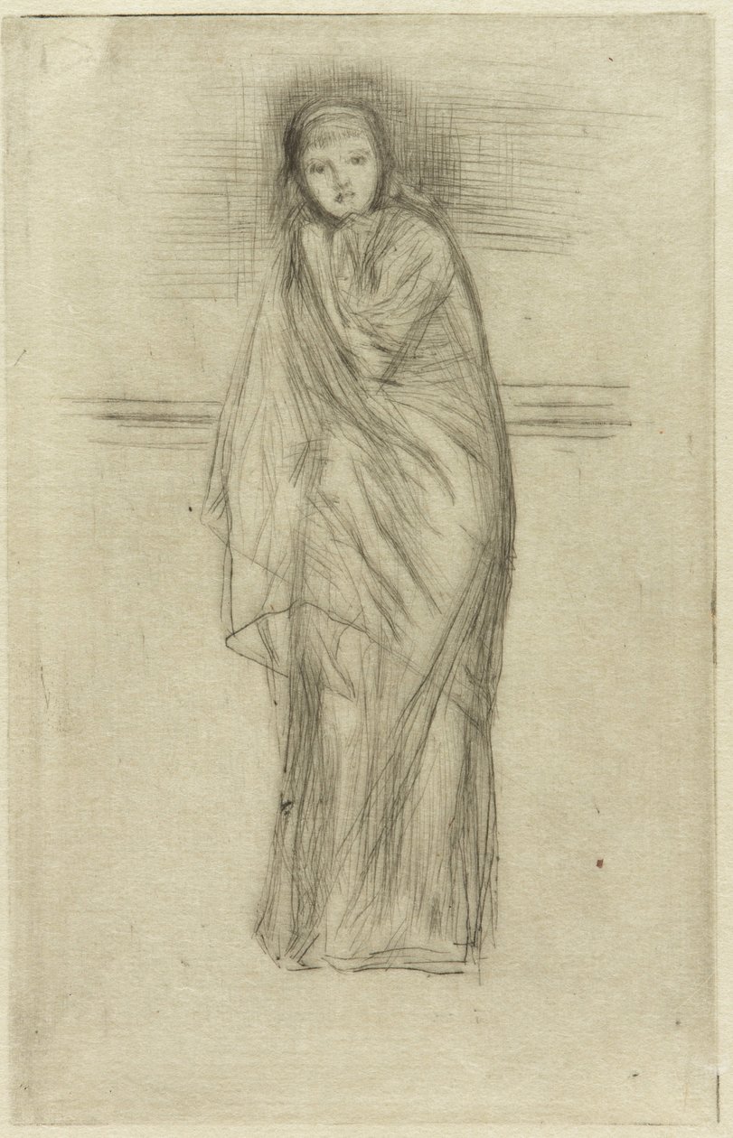 Drapert modell av James Abbott McNeill Whistler