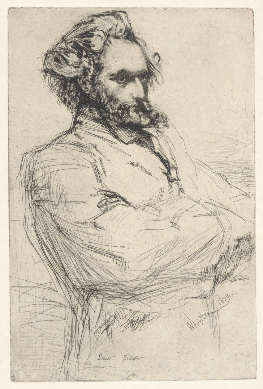 Drouet, billedhugger av James McNeill Whistler