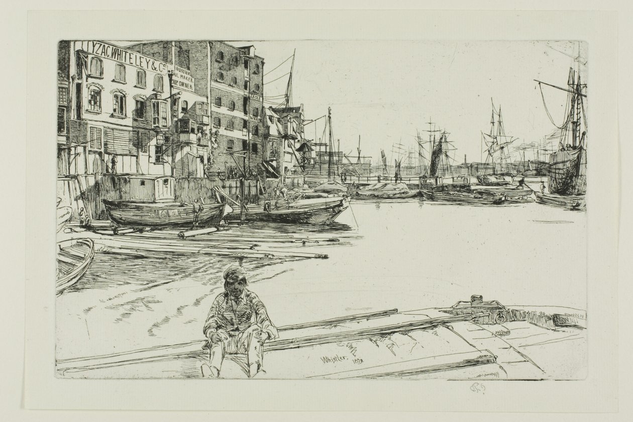 Eagle Wharf av James Abbott McNeill Whistler