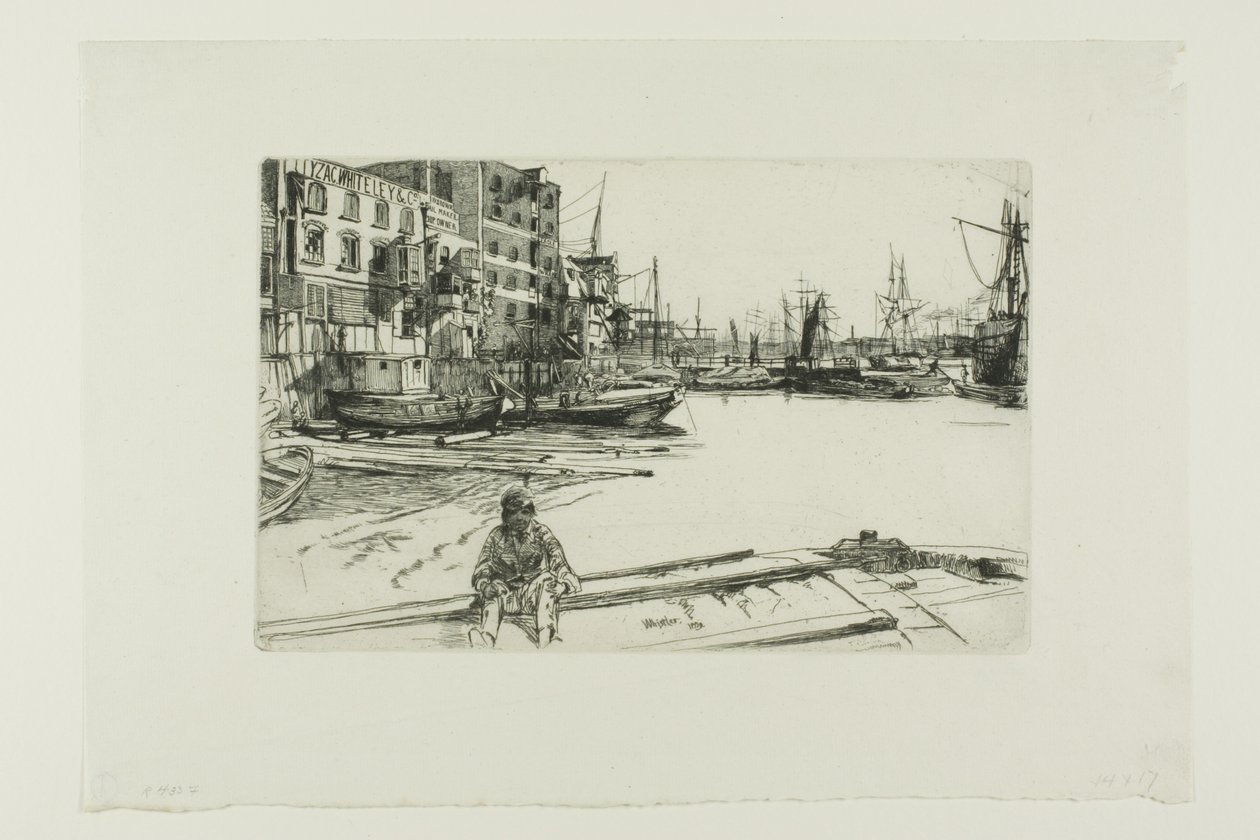 Eagle Wharf av James Abbott McNeill Whistler