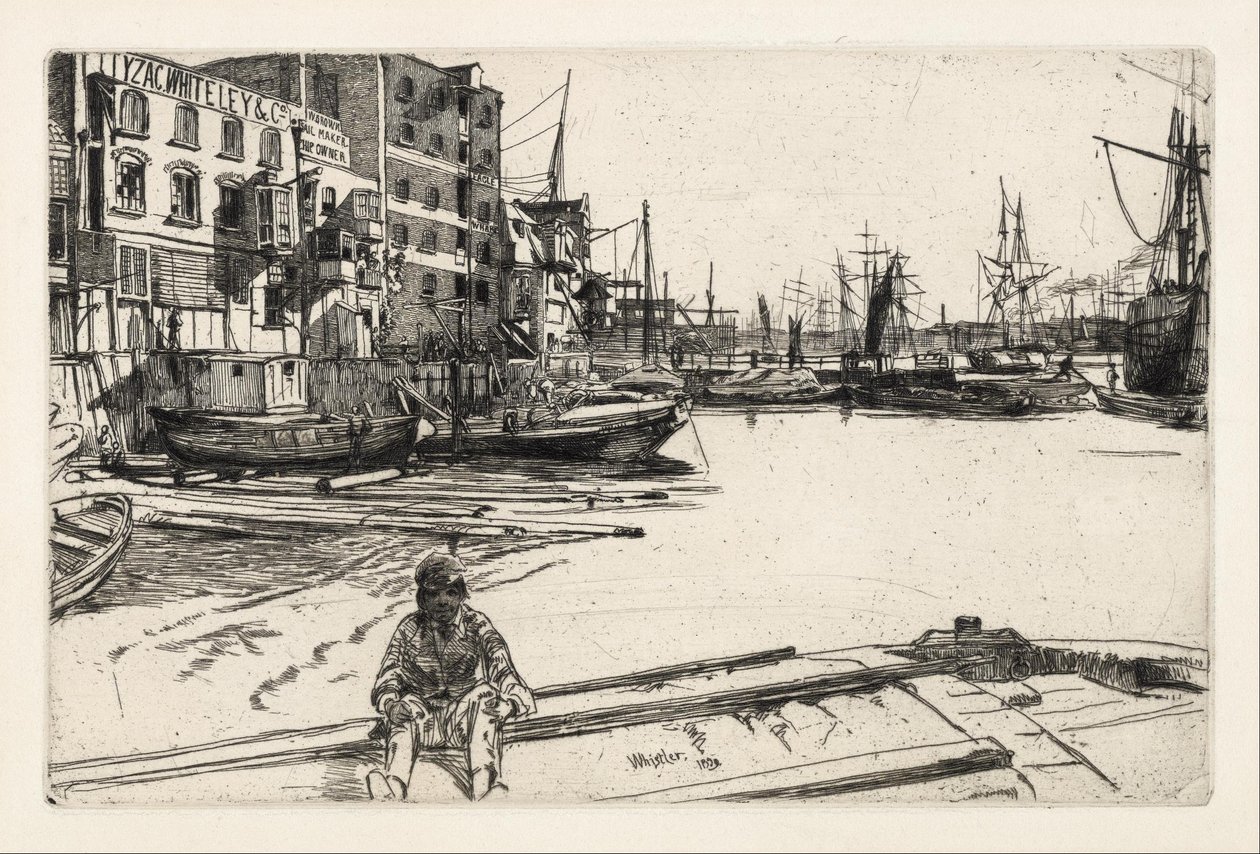 Ørnebrygga av James McNeill Whistler