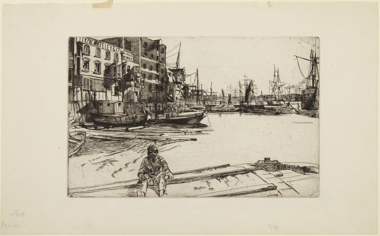 Ørnekaien av James McNeill Whistler