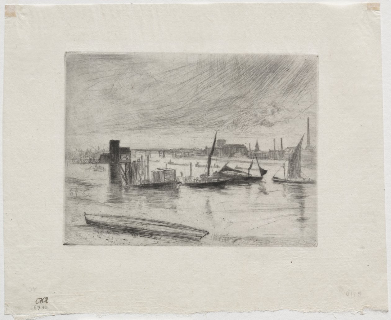 Tidlig om morgenen, Battersea av James McNeill Whistler