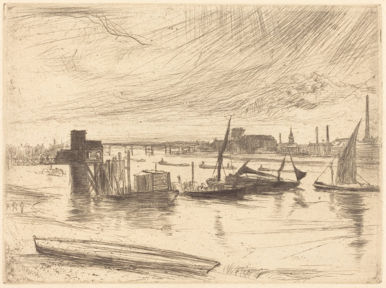 Tidlig morgen, Battersea av James McNeill Whistler