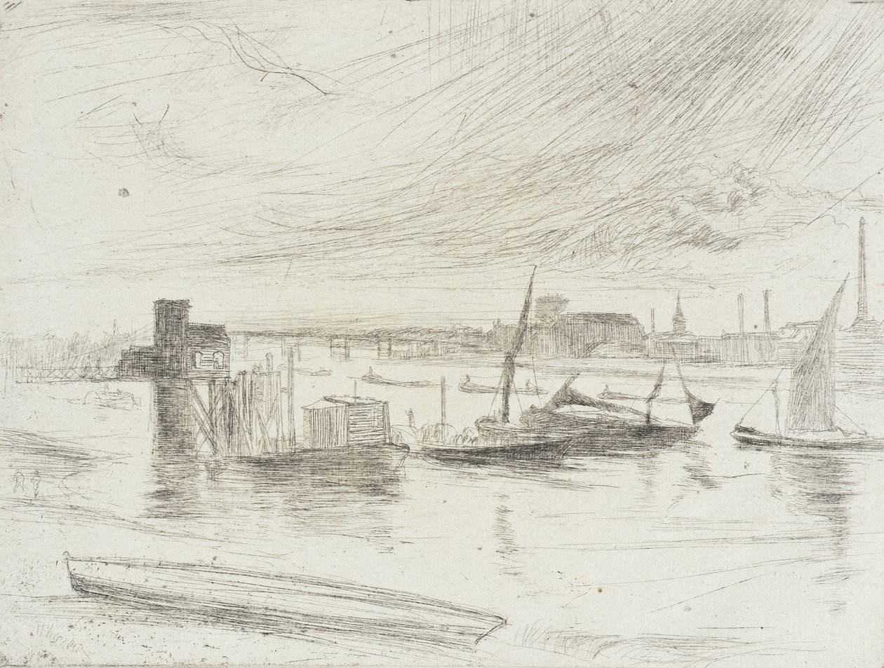 Tidlig morgen, Battersea av James McNeill Whistler