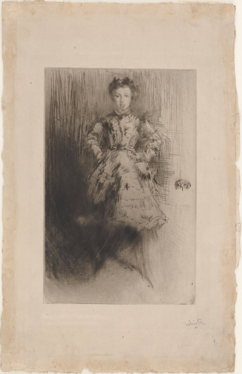 Elinor Leyland av James Abbott McNeill Whistler