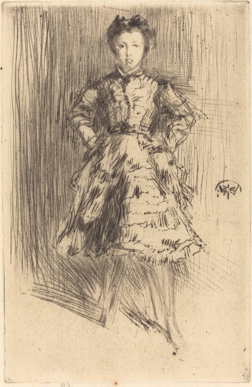 Elinor Leyland av James Abbott McNeill Whistler