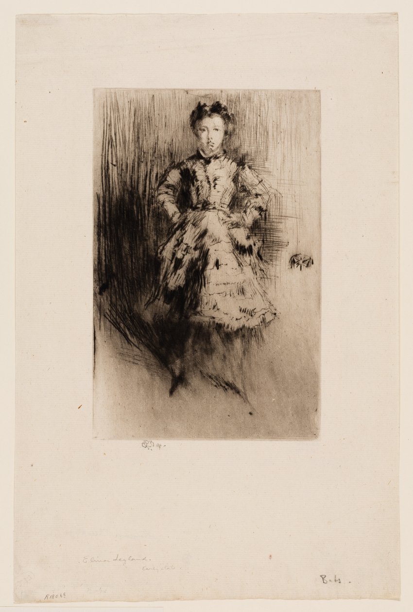 Elinor Leyland av James Abbott McNeill Whistler