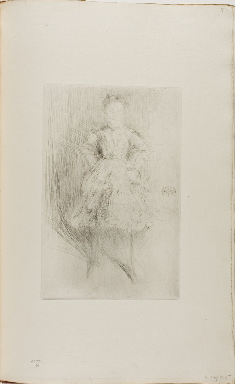 Elinor Leyland av James Abbott McNeill Whistler