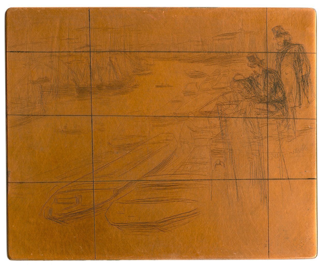 Etseplate: The Little Pool av James Abbott McNeill Whistler