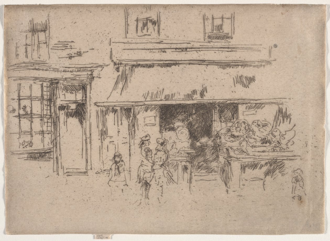 Exeter Street av James McNeill Whistler