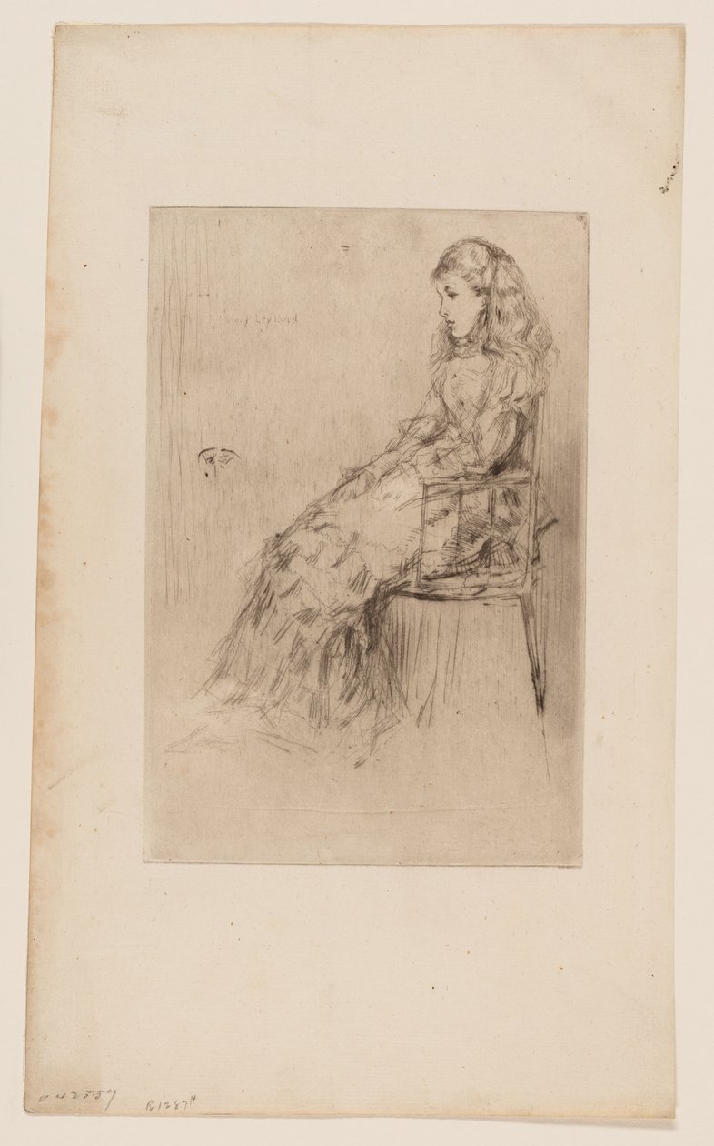 Fanny Leyland av James Abbott McNeill Whistler