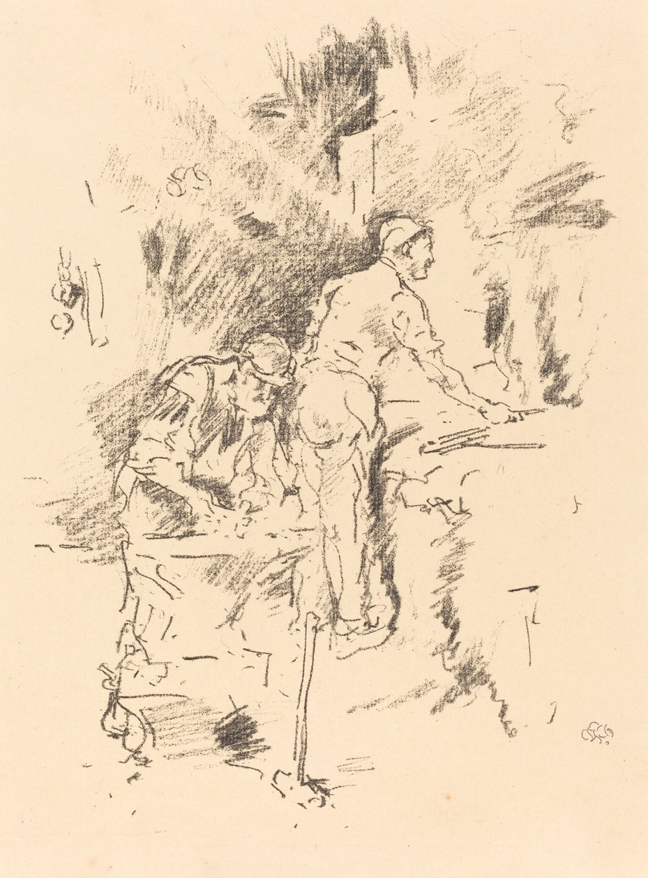 Far og sønn av James Abbott McNeill Whistler