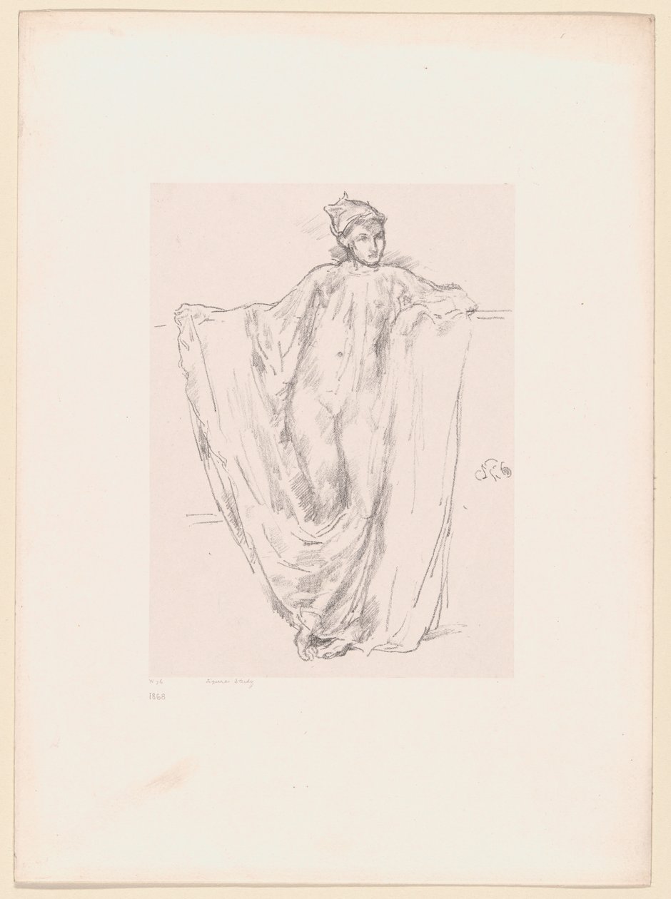 Figurstudie av James Abbott McNeill Whistler