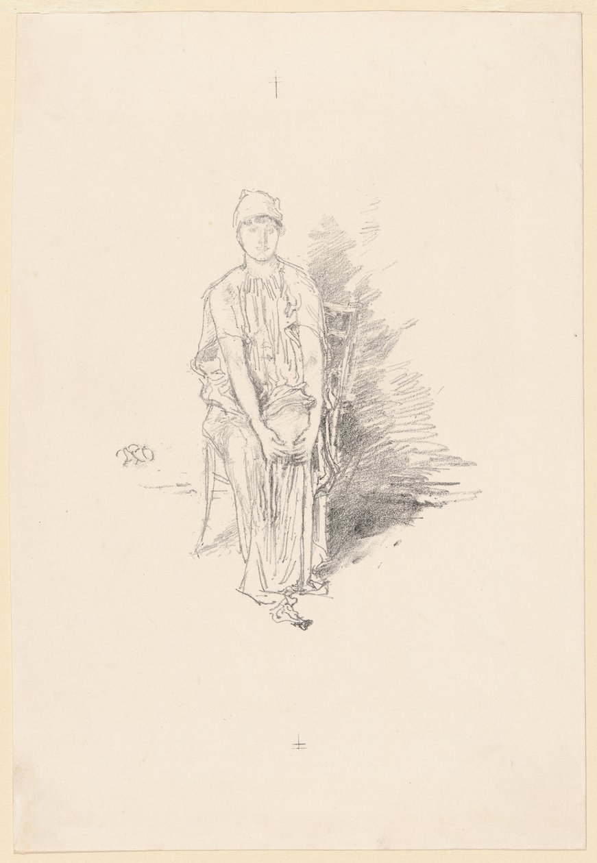 Figurstudie i farger av James Abbott McNeill Whistler