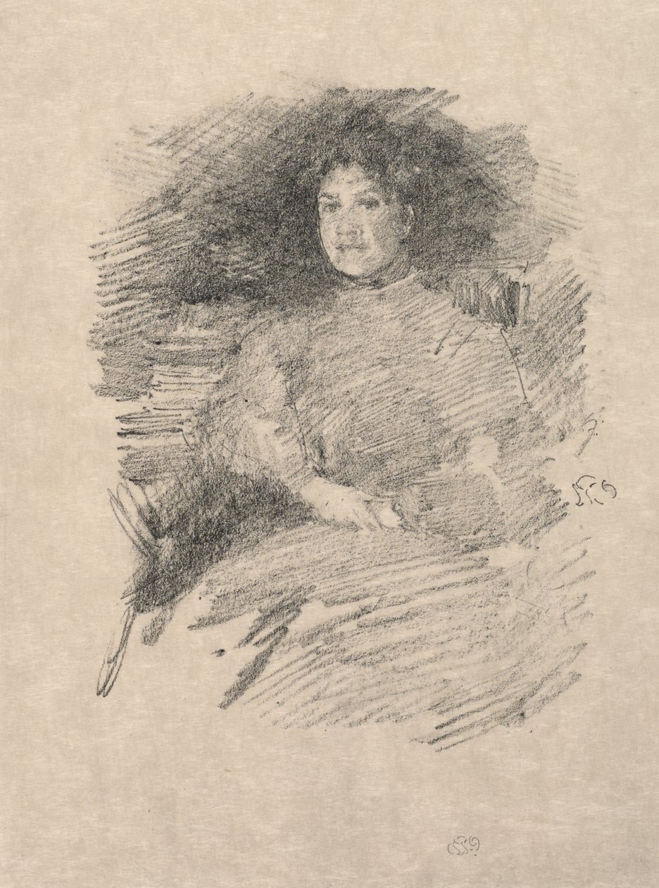 Ildskinn (fru Pennell) av James McNeill Whistler