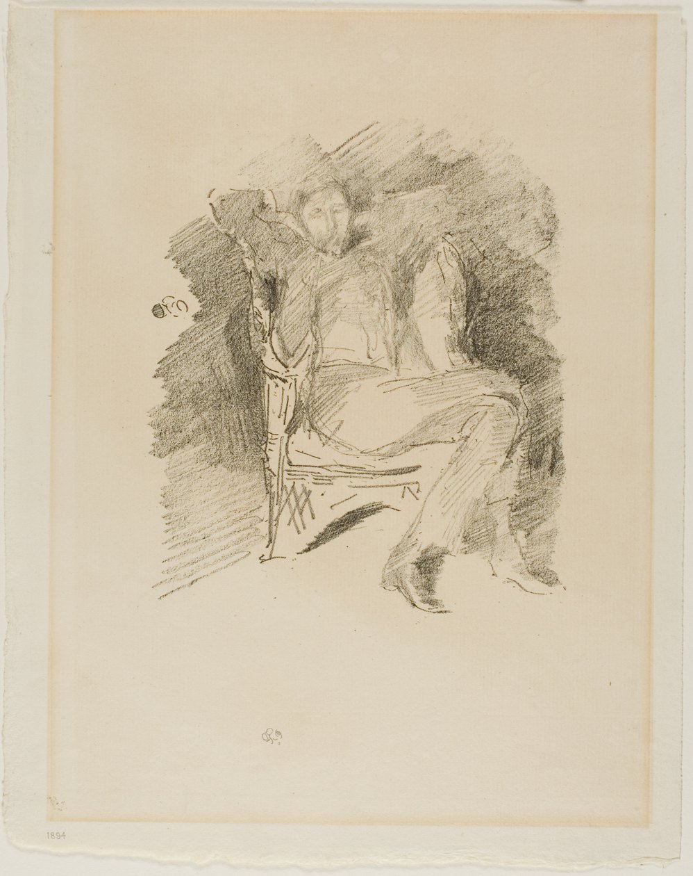 Firelight: Joseph Pennell, nr. 1 av James Abbott McNeill Whistler